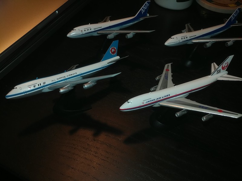 The short legged giants (747SR81s from F-Toys WC2 The short legged giants (747SR81s from F-Toys WC2